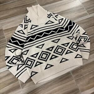 Chaps Aztec Print Sweater